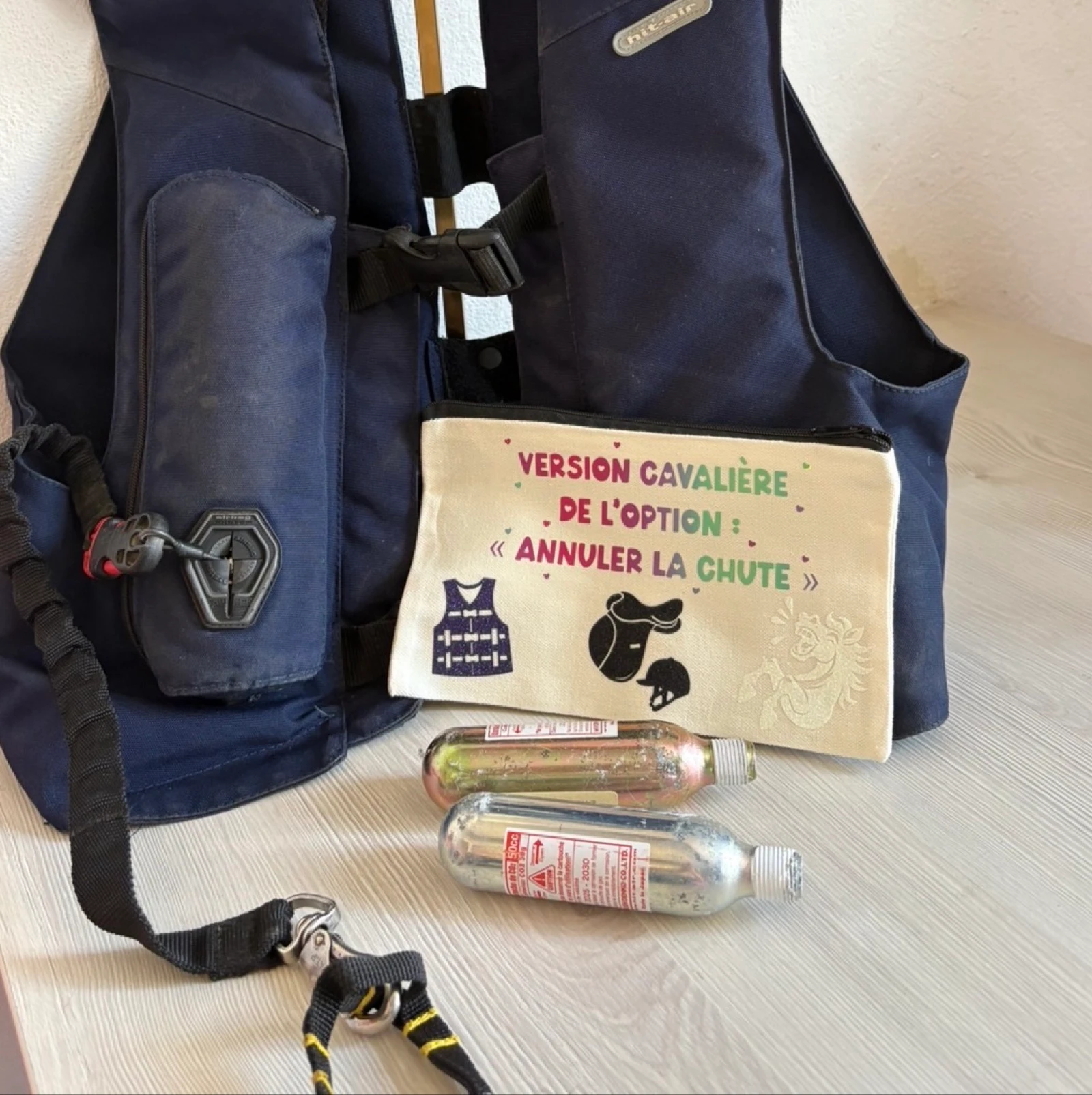 Pochette rangement cartouches airbag et – Cavalière – Plusieurs modèles